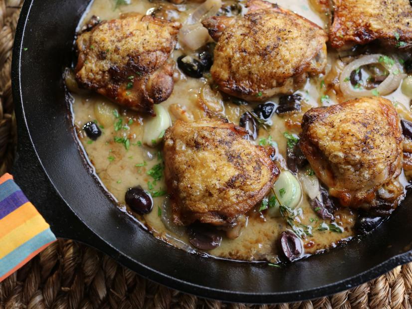 Heirloom Garlic Clove Chicken Thighs