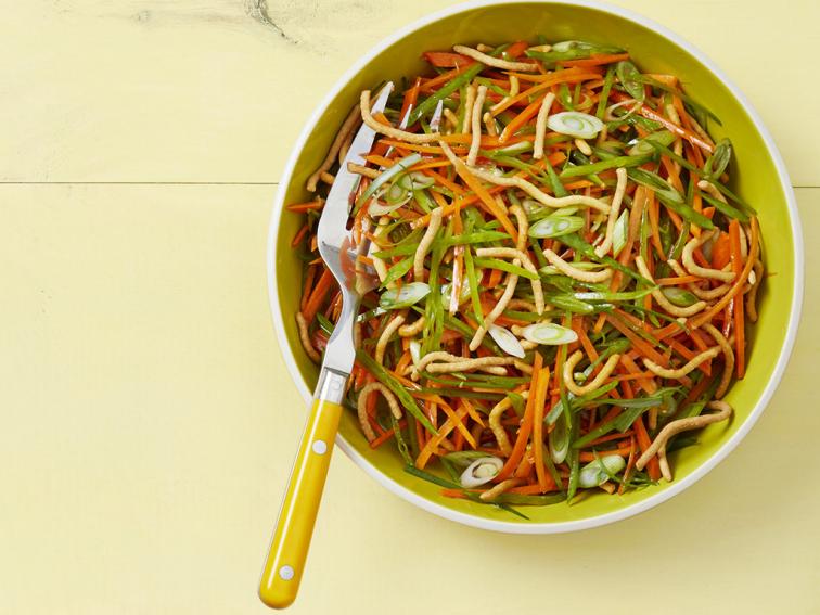 Carrot-Snow Pea Salad Recipe | Food Network Kitchen | Food Network