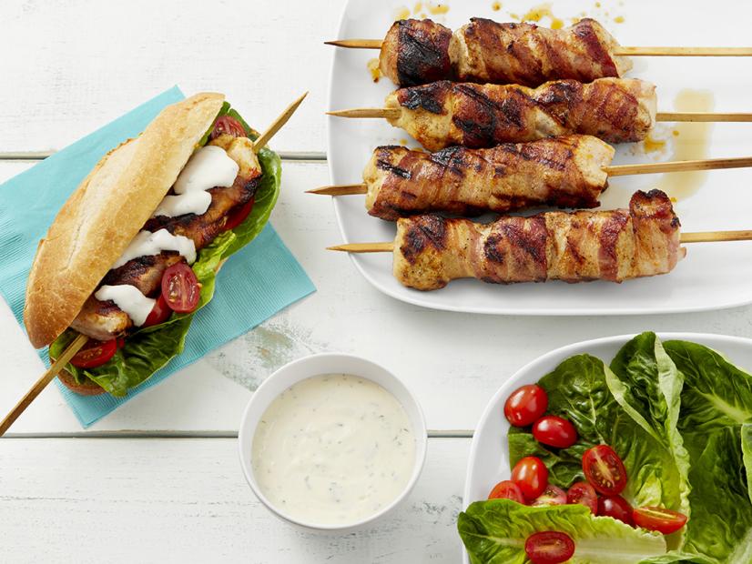 Turkey Club Kebabs Recipe | Food Network Kitchen | Food ...