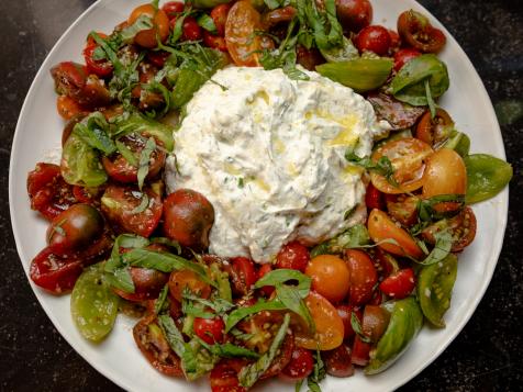 Heirloom Tomatoes with Herbed Ricotta