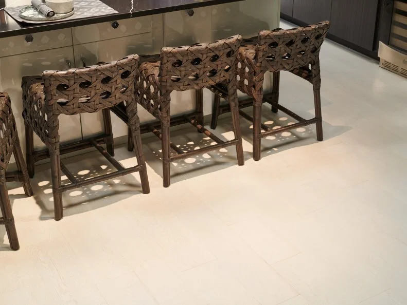 Talon flooring, kitchen, as seen on Food Network’s Fantasy Kitchen Sweepstakes 2019.