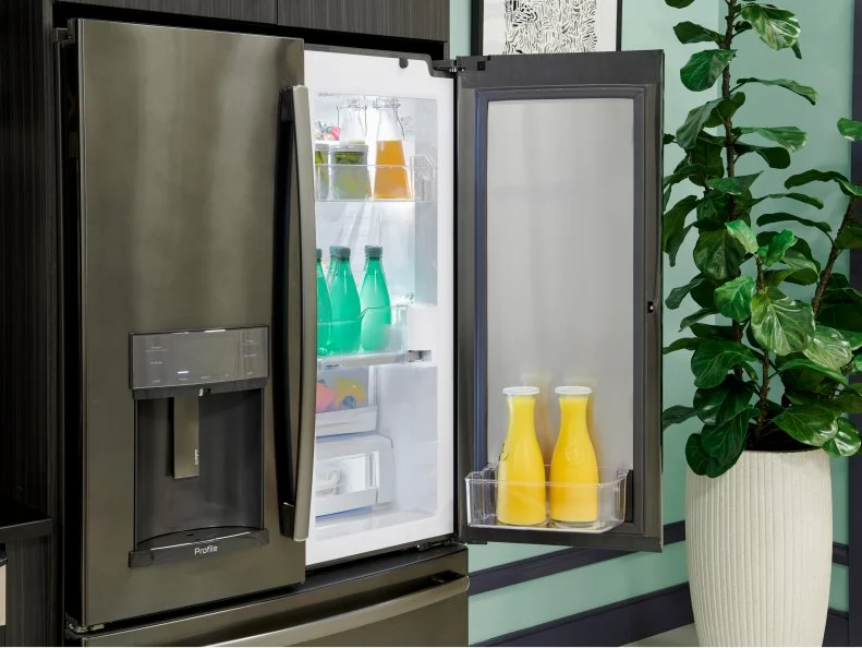 GE fridge door in door, as seen on Food Network’s Fantasy Kitchen Sweepstakes 2019.