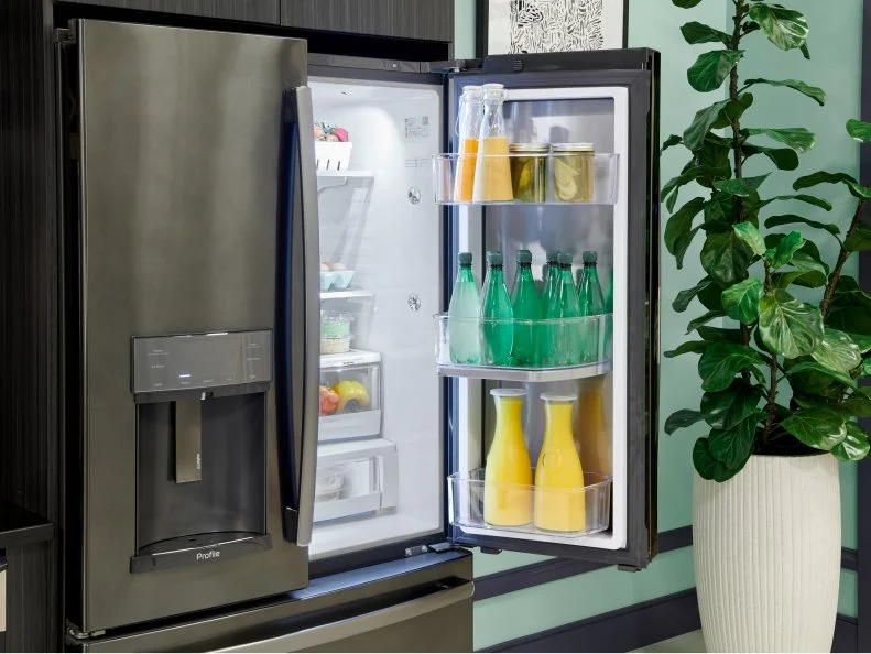 GE fridge, as seen on Food Network’s Fantasy Kitchen Sweepstakes 2019.