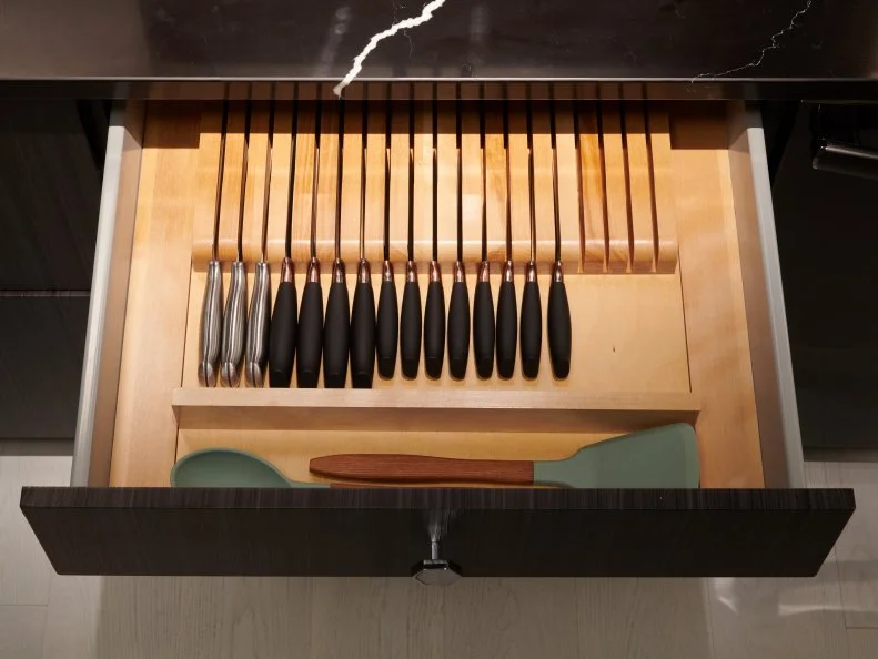 Kinfe drawer, as seen on Food Network’s Fantasy Kitchen Sweepstakes 2019.