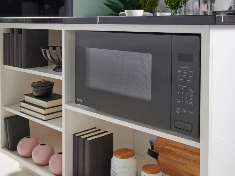 GE microwave, as seen on Food Network’s Fantasy Kitchen Sweepstakes 2019.
