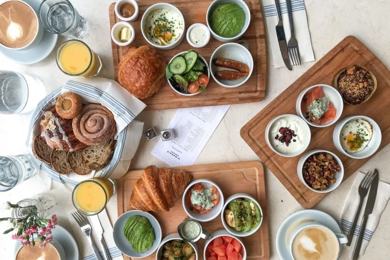 French bakery and cafe Le Marais is the perfect place for the indecisive, since it offers both sweet and savory options. The breakfast board in particular allows you to mix and match, choosing five items for $15. Go sweet with homemade granola, steel-cut oatmeal or a muffin or scone and choose savory items like smoked salmon or trout, eggs, prosciutto or goat cheese. You could also make a bowl with five choices for $12, like yogurt, oatmeal, granola or quinoa layered with your choice of seasonal fruit, a variety of nuts, maple syrup and more.