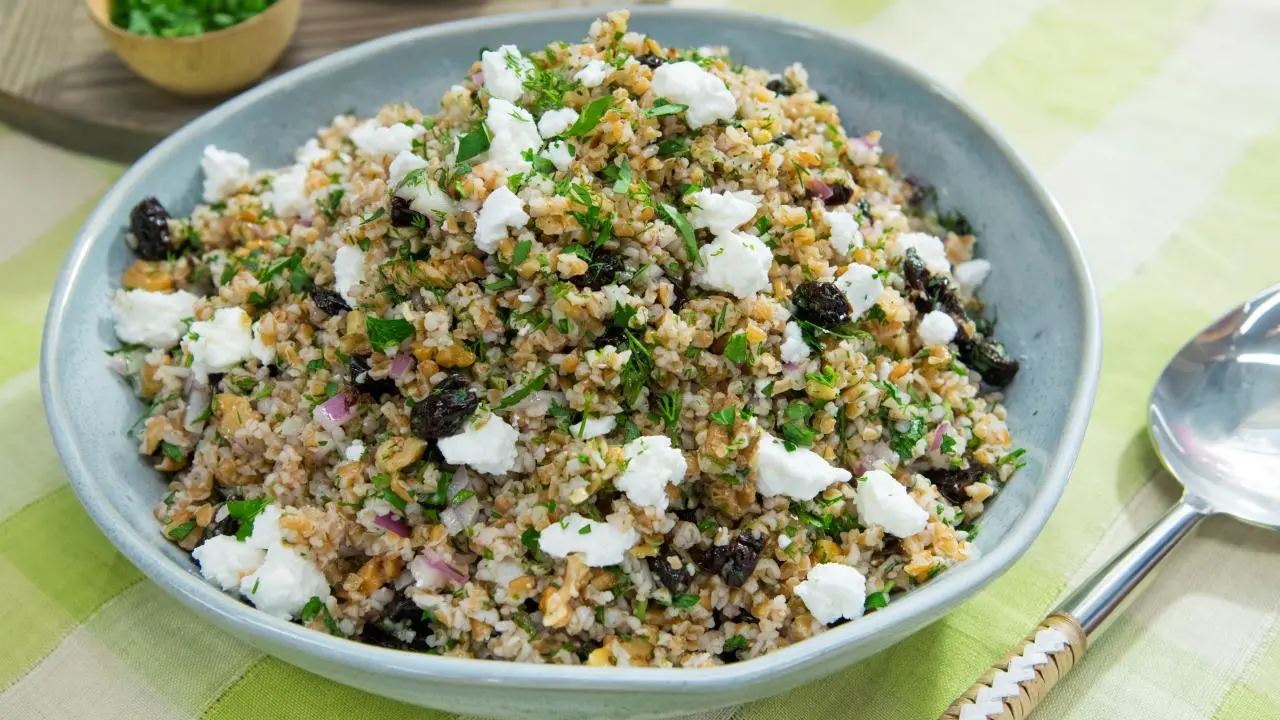Sour Cherry Bulgur Salad Recipe | Food Network