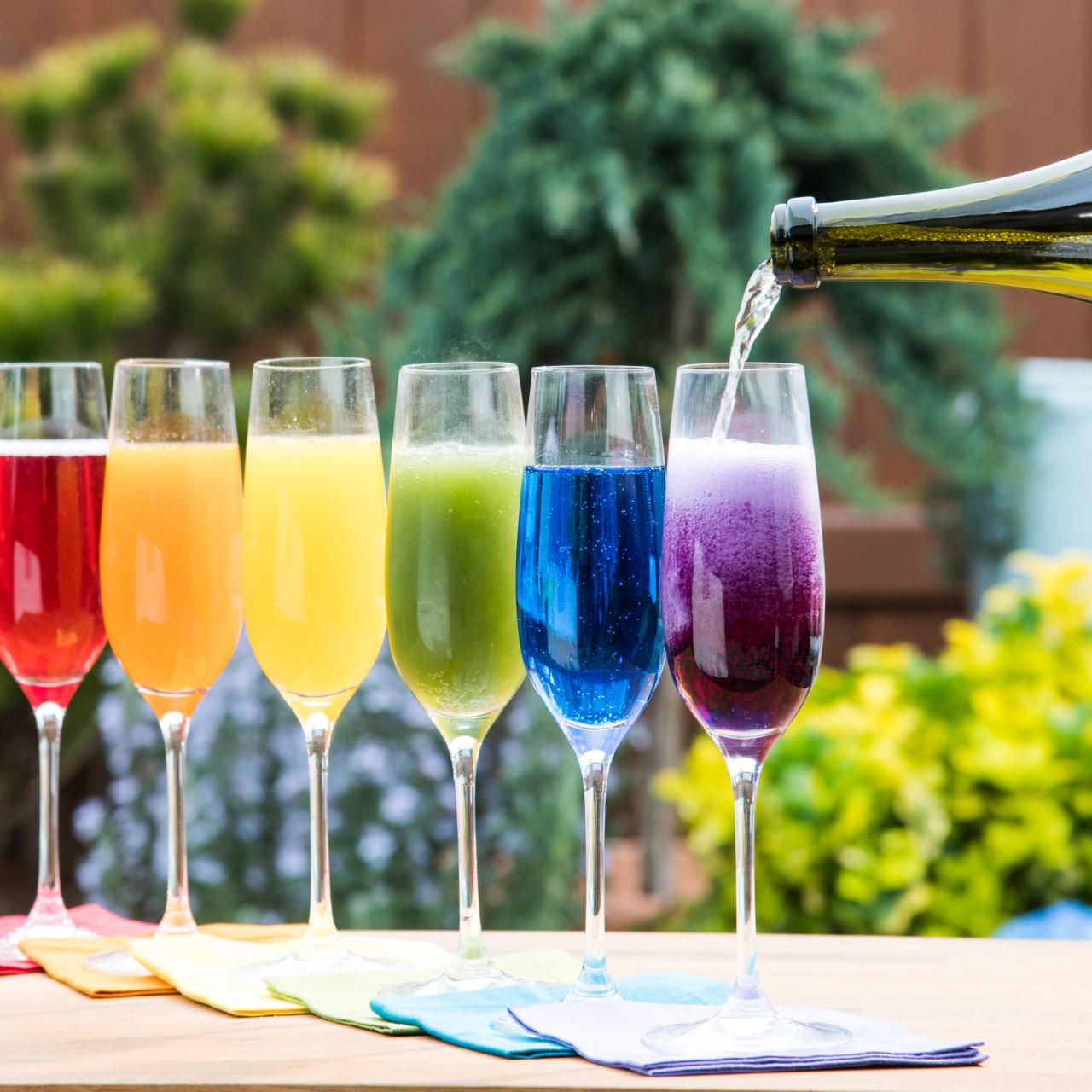 Make Your Own Rainbow Mimosas, The Kitchen: Food Network