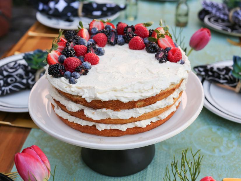 Vanilla Cake with Swiss Vanilla Buttercream as seen on Valerie's Home Cooking, Season 9.