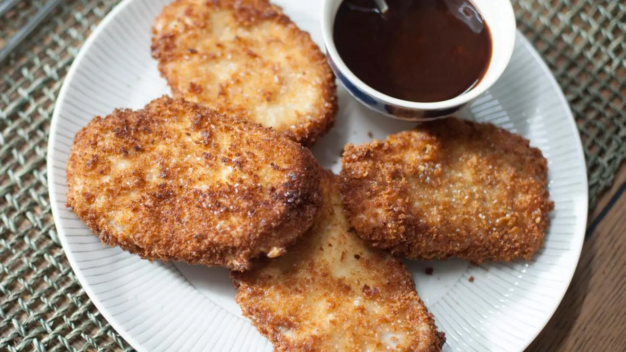 Japanese Breaded Pork Cutlet with Sweet Tomato Soy Sauce