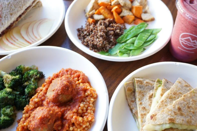 Healthy, real food is the theme here, in clever preparations that are parent-approved, but put a wholesome spin on dishes kids love. Holy Meatballs are turkey balls with couscous, marinara and broccoli. Chicken Little presents grilled chicken with snow peas, carrots and quinoa. The Lakeview location has a colorful kids’ table and book nook in the corner, perfect for occupying the little ones while adults eat in peace.