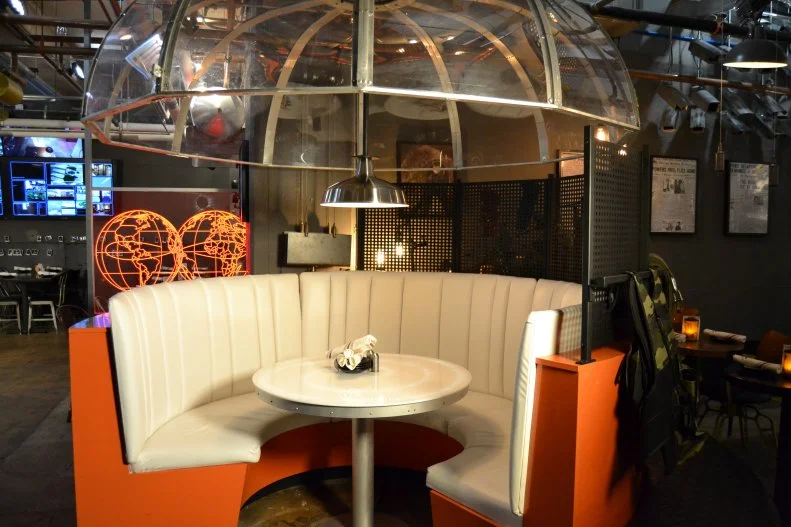 Prepare for Mission: Delicious at this spy-themed restaurant, an import from Milwaukee, Wisconsin. You’ll need a password to enter the building, and once you do, it’s all about cracking codes. Come up with your own undercover alias, gear up with gadgets, solve puzzles and of course, indulge in things like goldfingers (aka Southern fried chicken strips) or their prized C4 Cheese Curds. Save room for the fat bastard, an explosion of brownie bites, chocolate cake and ice cream with a sparkler on top!