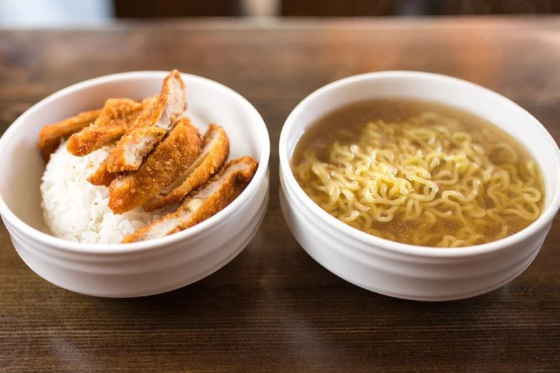It’s fun to eat with your hands as a kid, which  makes dumplings a great choice. For a fun mashup, Urbanbelly’s kids’ menu has a cheeseburger dumpling, but there are also more adventurous options like pork-cilantro or chicken curry fillings. Kids can also snack on edamame, slurp noodle soup or practice their chopsticks skills with a rice bowl. Save room for dessert, including PB&J soft serve.
