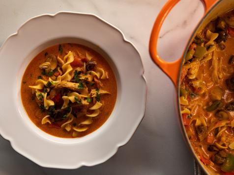 Creamy Chicken Cacciatore Soup