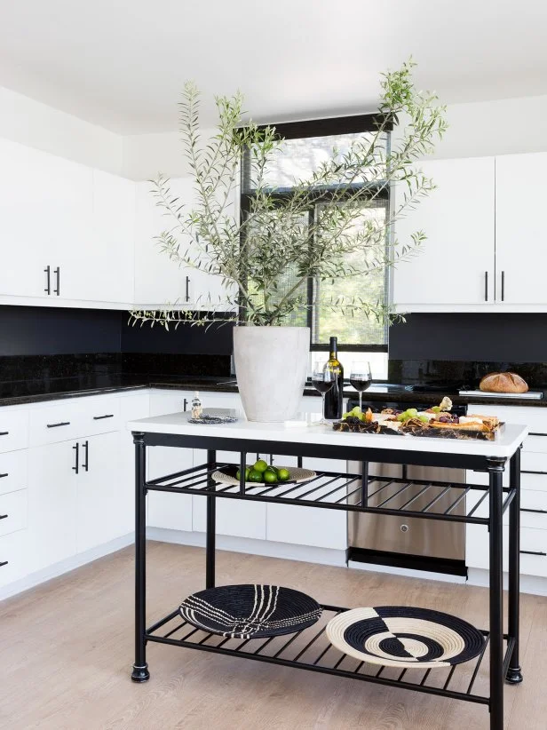 Black Kitchen Cabinets With White Appliances: Chic Contrast