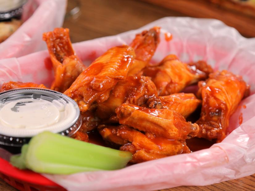 The Flamers Wings as Served at Four Kegs Sports Pub in Las Vegas, Nevada, as seen on DDD Nation, Special.