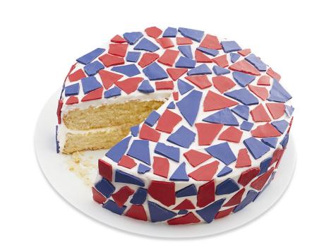 All-American Mosaic Cake