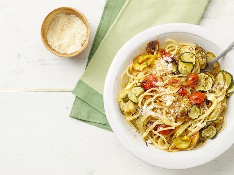 Spaghetti with Zucchini and Tomatoes