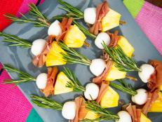 Katie Lee shares Rosemary Skewers, as seen on Food Network's The Kitchen