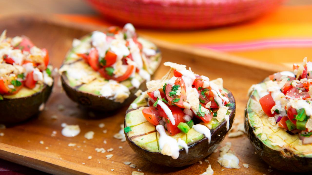 Inside Out Stuffed Avocados