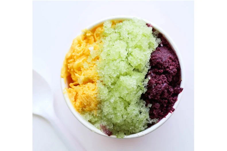 Stephanie Izard’s Duck Duck Goat is a home run on its own, but the recently added window Baobing is a way to sample her creative Chinese cuisine all day long. The snack shop has a few savory options — wraps, Taiwanese fried chicken, fried tofu — but part of its allure comes from fun takes on sweet, icy treats. The Rainbow Mountain, aptly named for its abundance of colors, is also full of flavor, with soft-serve ice cream piled high with a trio of blueberry, mango and tangy green apple snow ice.