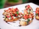 Katie Lee makes Strawberry Ricotta Bruschetta, as seen on Food Network's The Kitchen