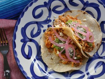 Chicken Tinga Tacos as seen on Valerie's Home Cooking, Season 9.