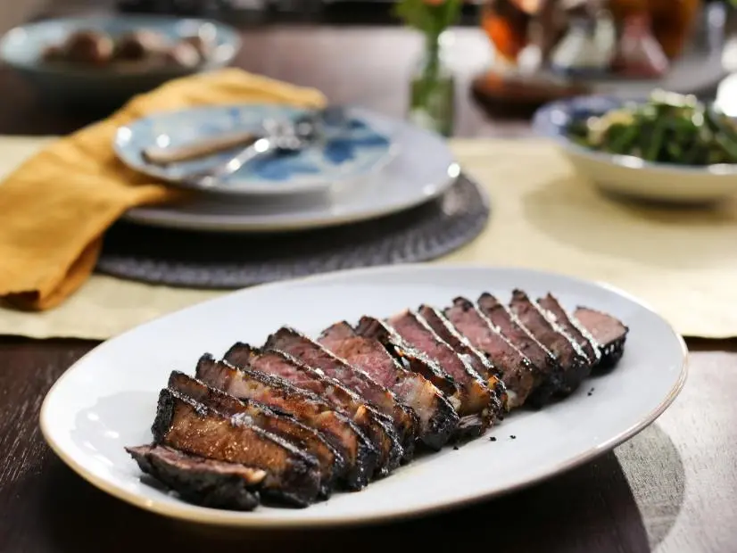 Espresso-Crusted Ribeye as seen on Valerie's Home Cooking, Season 9.