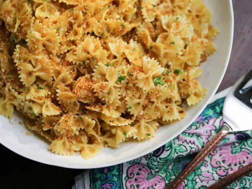 Brown-Buttery Bowties as seen on Valerie's Home Cooking, Season 9.