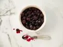 Close-up of Black and Blueberries, as seen on The Pionner Woman, Season 22.
