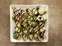 Close-up of Zucchini Caprese Sliders, as seen on The Pionner Woman, Season 22.