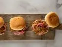 Close-up of Pressure Cooked Pulled Pork, as seen on The Pionner Woman, Season 22.