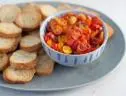 I Could Turn Back Lemon Thyme Bruschetta, as seen on Trisha's Southern Kitchen, Season 15.