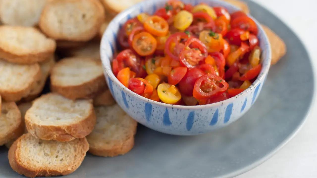 Lemon Thyme Bruschetta