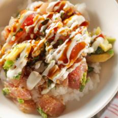 The Ahi Poke as Served at The Dolphin in Hanalei, Hawaii, as seen on Diners, Drive-Ins and Dives, Season 30.