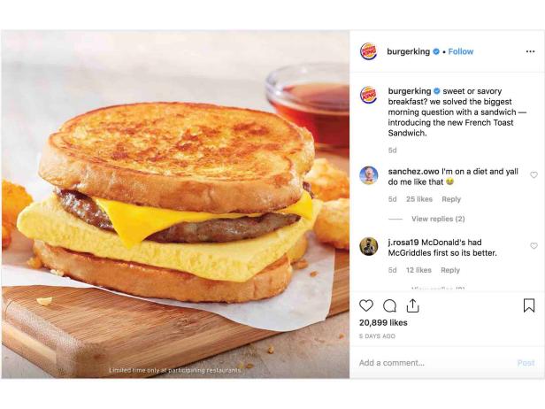 Burger King Is Testing Breakfast Grill'wich Sandwich