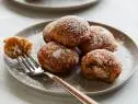 Food Network Kitchen’s Carrot Cake Stuffed Ebelskivers.