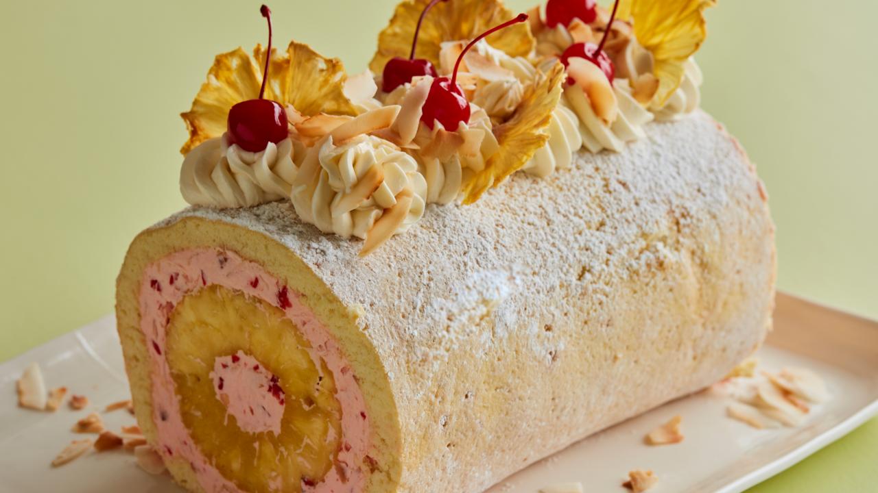 Pineapple Cake Roll