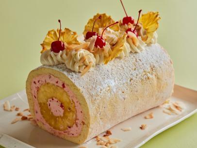 Food Network Kitchen’s Pineapple Cake Roll.