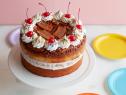 Food Network Kitchen’s Upside-Down Banana Split Cake.