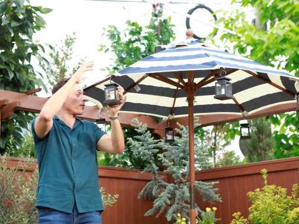 Jeff Mauro helps Set the Perfect Summer Table with a new Patio Lighting Idea for your next outdoor party, as seen on Food Network's The Kitchen