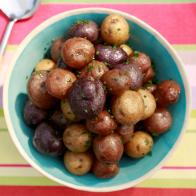Jeff Mauro makes Butter and Chive Salt Potatoes, as seen on Food Network's The Kitchen