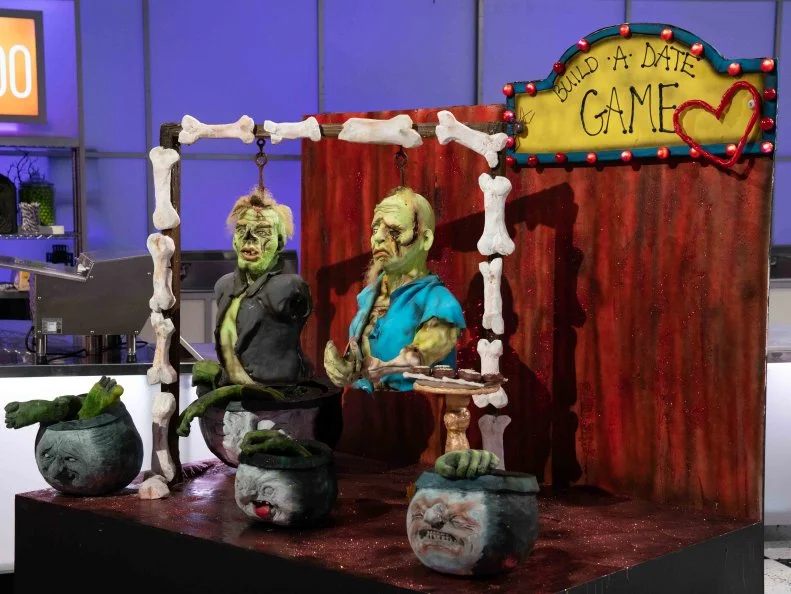 Team Frosted Buttercream's Spine Chiller, as seen on Halloween Wars, Season 9.
