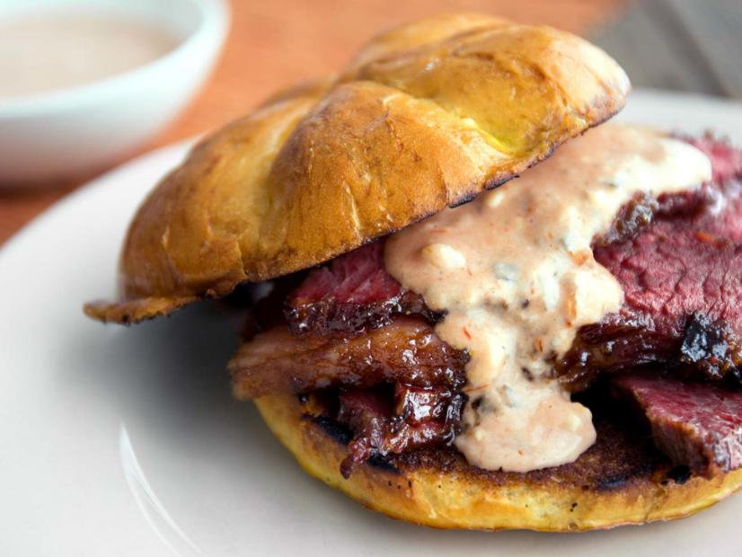 Corned Beef with BourbonMolasses Glaze Recipe Andrew Zimmern Food