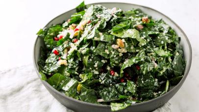 Kale Salad with Pistachios & Pomegranate-image