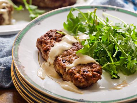 Lamb Kebabs with Arugula and Tahini