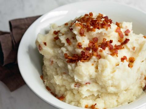 Mashed Potatoes with Bacon & Garlic