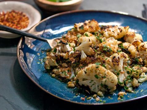 Blistered Cauliflower with Garlic, Chili, and Anchovy