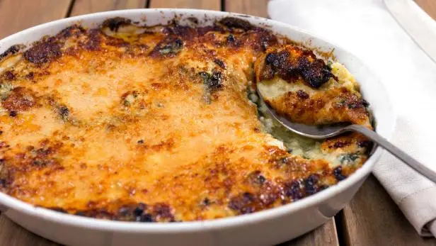 Cauliflower and Swiss Chard Gratin Recipe | Paul Berglund | Food Network