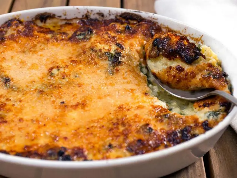 Cauliflower and Swiss Chard Gratin Recipe | Paul Berglund | Food Network